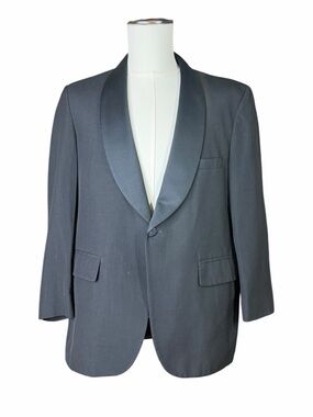 Vintage Norton Ditto Houston Classic Black Tuxedo Jacket - Size 38R